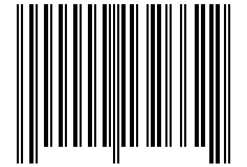 Number 132662 Barcode