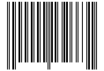 Number 132663 Barcode