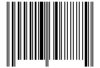 Number 13307777 Barcode