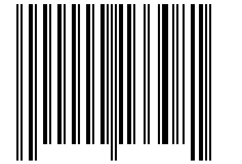 Number 133081 Barcode