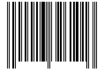 Number 13326101 Barcode
