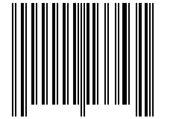 Number 133531 Barcode