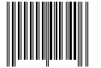 Number 13406 Barcode