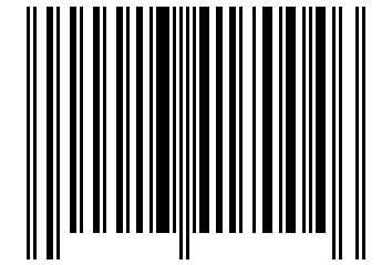 Number 13417004 Barcode