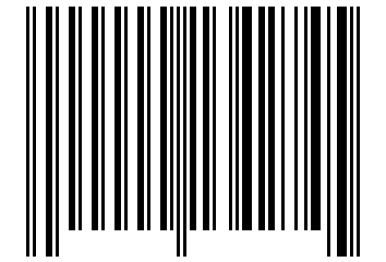 Number 134274 Barcode