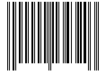 Number 134320 Barcode
