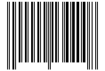 Number 134400 Barcode