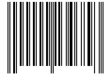 Number 134689 Barcode
