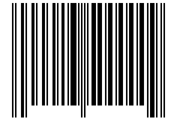 Number 13500000 Barcode