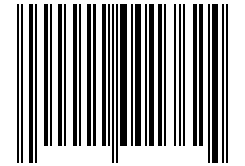 Number 1362 Barcode