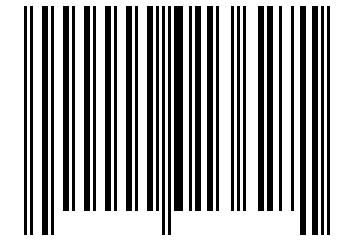 Number 13627 Barcode
