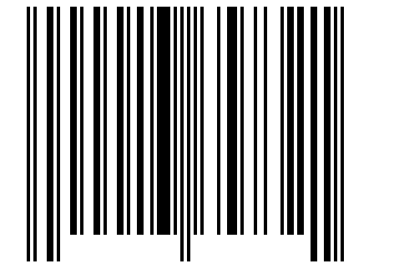 Number 13657321 Barcode