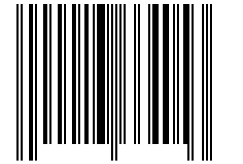 Number 13664053 Barcode
