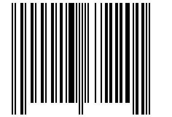 Number 13672201 Barcode