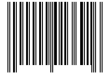 Number 13691 Barcode
