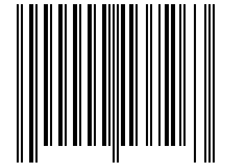 Number 137263 Barcode