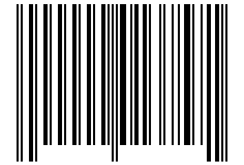 Number 13757 Barcode