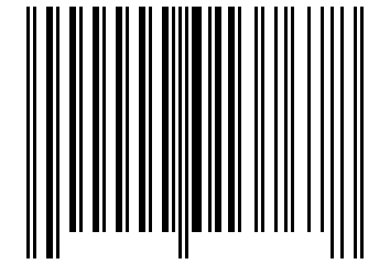 Number 13767 Barcode