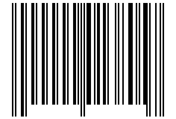 Number 13805 Barcode