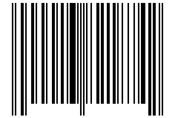 Number 13821874 Barcode
