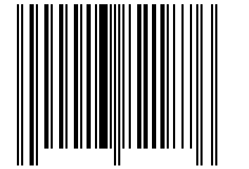 Number 13821876 Barcode