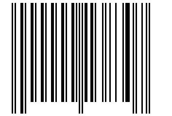 Number 138307 Barcode