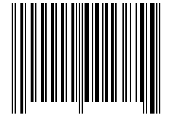 Number 1385 Barcode