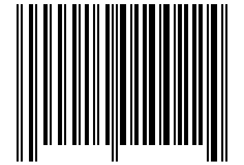 Number 14010022 Barcode