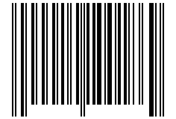 Number 14100186 Barcode