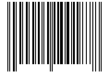 Number 14100187 Barcode