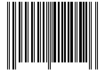 Number 1411052 Barcode