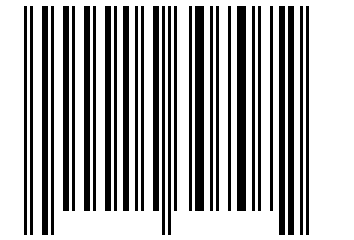 Number 14307072 Barcode