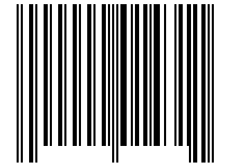Number 14311 Barcode