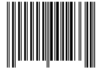 Number 1433 Barcode