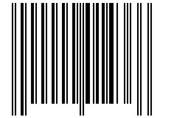 Number 14366 Barcode