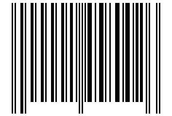 Number 1458002 Barcode
