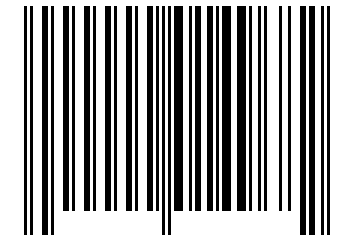 Number 14968 Barcode