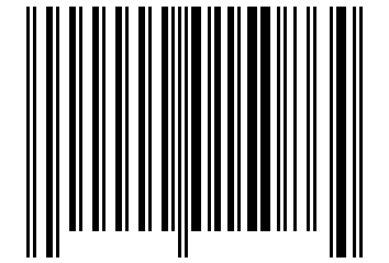Number 15086 Barcode