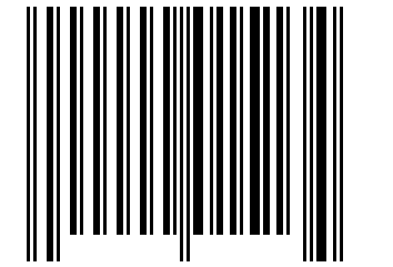 Number 15134 Barcode