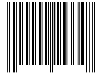 Number 153348 Barcode