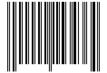 Number 153436 Barcode