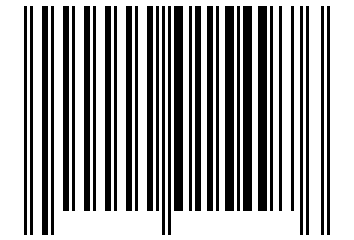 Number 15497 Barcode