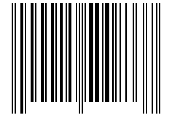 Number 15500833 Barcode