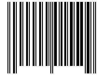 Number 15509 Barcode