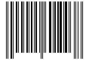 Number 15601003 Barcode