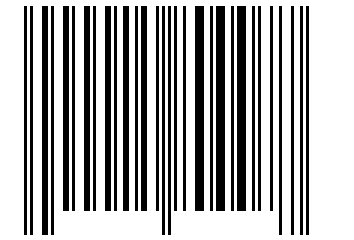 Number 15800077 Barcode