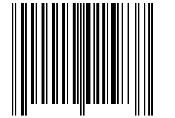 Number 15837 Barcode