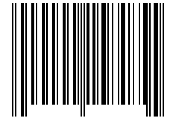 Number 158485 Barcode