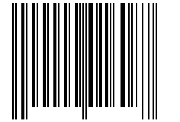 Number 16087 Barcode