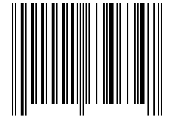 Number 1634634 Barcode